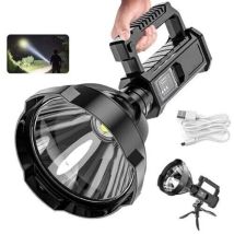 Cree - Torcia Lampada Ricaricabile Ultra Potente 100w Led Xhp50 Fino A 1km Q-l445