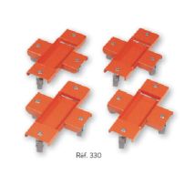 Theard – Patines grandes 4 unidades 19cm x 9cm 500kg soporte acero pintura epoxi