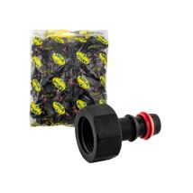 Raccordo Filettato Femmina Con Anello Di Sicurezza, Confezione Da 100 Pezzi - 16 Mm - 3/4", Abrisa.