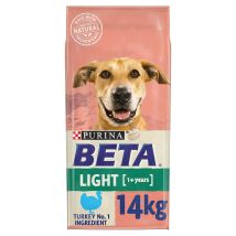 BETA – Adult Light Dry Dog Food with Turkey – 14 kg