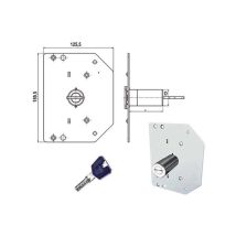 Cilindro de bomba 50 mm D 29 K55N Cr – 3 llaves – Compatible con cerraduras 3000, 3050, 3200, 3250, 3300, 3350