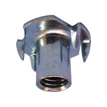 M4x6mm 4 Pronged T-nut Bzp- You Get 50 - Fabory