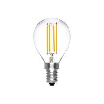 Ampoule Led Filament G45 Minisphere E14 6w 810lm 3000k Blanc Chaud Transparente Classe D Longue Durée 25000h Éclairage Économe Qualité Seo