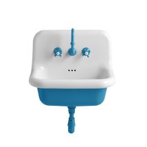 Retro-keramikspüle 60 Cm – True Colors – Blau (azzuro 5012)