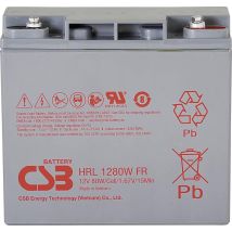 Csb Hrl1280w Batería De Plomo 12v 20ah Negra Fiable