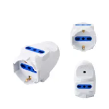Multipresa Volante Schuko E Bipasso 3 Posti Presa Per Prolunga