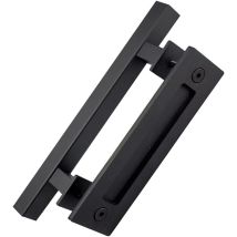 Manija De Puerta Corrediza Negra Para Puerta De Granero, Puerta De Baño, Puerta Corrediza,