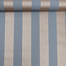 Erismann - Grey Gold Stripe Wallpaper Glitter Shimmer Paste The Wall Thick Heavy Vinyl