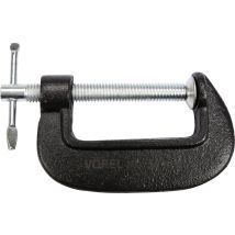 C-Schraubzwinge – Klemme aus Temperguss – 50mm, 75mm, 100mm – für Tischler- und Dacharbeiten