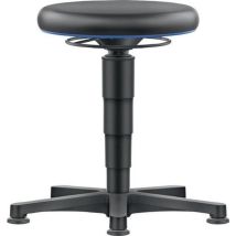Bimos - Drehhocker Bodengleiter Kunstleder Kunstleder Schwarz Sitz-h.450-650mm