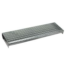 Gitterroststufen Metallgitter Treppenstufen Vers. Größen Mw 33x33 Mm Befestigung