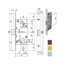 Serrure Intérieure En Bois Médiane E35 Dorée 1103 Agb