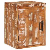 Lot De 2 Table De Chevet,cabinet De Chevet,table De Nuit Marron Bois Massif Récupéré Cfw647622