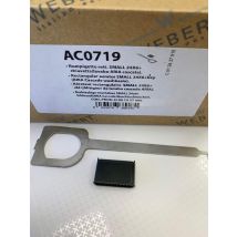 Aérateur rectangulaire small 24x6 – Finition métal, Débit max – WEBERT
