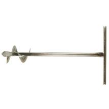 Trivella Manuale Con Elica Ø Mm.100, Asta Tubolare Ø Cm.3x100h. Il Campo