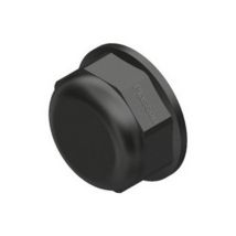 Gewindefitting 1/2" aus Polypropylen – Hochwertiges schwarzes Polypropylen-Copolymer (PP-B) – Ideal für Druckflüssigkeiten