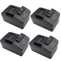 Powerwings - 4x Battery Ctb8185 For Snap-on Battery Ct8850 Ctb7185 Ctb8187 Ct7850 Cdr7850h Ctl7850 18v 4000mah Lithium Led