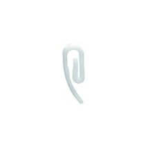 Set mit 20 Heftklammern Schnecke weiß – Plastik – 4 cm Breite – 32 cm Höhe – 20 g