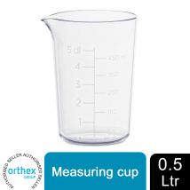 Gastromax - Clear Transparent Volume Measuring Cup With An Easy-to-pour Spout,0,5l