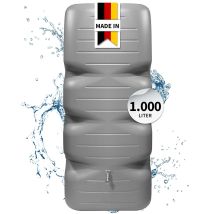 Garantia Cubus Regentonne 1000 Liter Betongrau