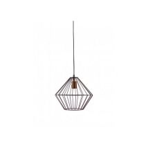 011135 - Lampe Suspendue Cage 'vincent' Ø29x28cm - E27 Max.40w - Métal Cuivré - Opjet