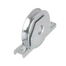 Rueda Con Soporte Interno Para Portones Con Guía En Y Con Rodamientos