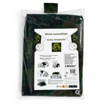 Sodepm-bâche Camouflage 140gr/mý 3,60m X 5m