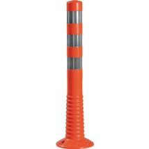 Poste de señalización naranja 750 mm – Diámetro 80 mm – Incluye tornillos para instalación