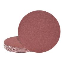 Fox Dischi Abrasivi Velcrati, 225 Mm, P. Levigatrici Per Muri, Corindone Normale (25 Pz.) G80 - Miotools
