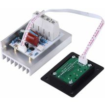 Ymyny Régulateur De Vitesse 10000w Ac 220v 80a Scr Régulateur De Tension Numérique Variateur De Contrôle De Vitesse Thermostat Pour Moteur