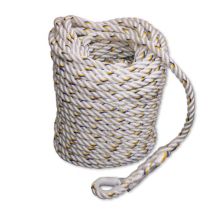 Cuerda Torcida Con Indicador De Desgaste Y Guardacabo Ø14mm Irudek Cobra Blanco 20m