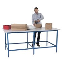 Provost - Table De Travail Modulable Provost - 2500 Mm X 1200 Mm - 6 Pieds En Acier Gris