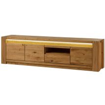 Mobile Tv In Legno Di Quercia Selvatica 193x40x53 Oliato Marrone Kent 333