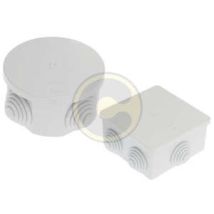 Elettrocanali – Scatola derivazione stagna IP44 80x40 mm – Grigio RAL 7035 – 4 fori