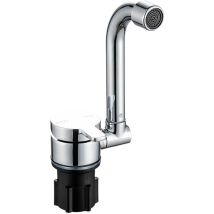 Qpuion - 1003 360 Degree Rotating Hot And Cold Hybrid Caravan Sink Faucet With Cover