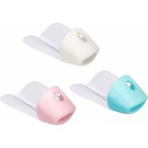 Shining House - Extensor De Grifo Para Niños, Extensor De Grifo Para Cocina Y Baño, 3 Piezas (blanco, Rosa Y Verde, 13,6 X 7,7 Cm)