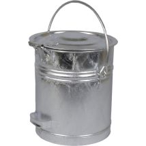 Poubelle sous évier – 20L – Tôle d'acier galvanisée – Dimensions 340mm x 280mm – Résistante jusqu'à 130°C – Pratique et hygiénique