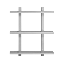 [gebraucht] B-ware House Doctor Sheo Wandregal Dekoregal Bücherregal Regal Deko 3 Regalböden Grau