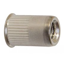 Acton - Box Von 100 Gekerbten Blindnietmuttern - Ø4 Mm - Bündiger Kopf Edelstahl A2 - 626334
