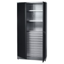 Armadio Alto Per Materiali Küpper 70599, 180x91x45 Cm, 2 Ripiani Stabili Con Portata Di 75 Kg Ciascuno, 10 Cassetti Con Cuscinetti A Sfera