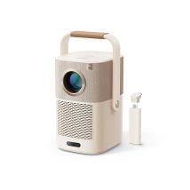 Proyector Multimedia Inalámbrico Lcd Fullhd 1080p Con Altavoces Jbl Wifi Bt T2 Plus - Beige