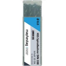 Alpen Broca Helicoidal Hss 0,8 Mm Juego De 10 Piezas
