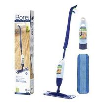 Bona Mop Spray Bleu Avec Pad Microfibre Réutilisable