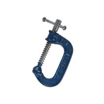 Abrazadera C Std 125 – Estructura de fundición pintada – Tornillo de acero