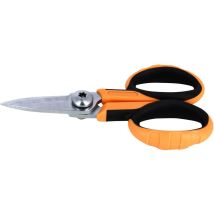 Forbici Kevlar Ideal Tek – Lunghezza totale 138 mm – Lama seghettata, spessa, dritta – 399kanit