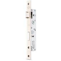 Serrure Monopoint À Larder Profil Étroit Pêne Dormant Demi-tour Têtière Inox Entraxe 85mm Axe 20mm – Kale Kilit - 153/20