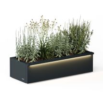Herstera Garden Metal Planter Xic 100x40x25cm Set