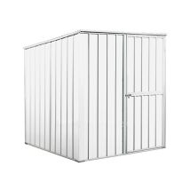 Casetta Box Da Giardino In Lamiera Di Acciaio Porta Utensili 175x185x192 Cm Enaudi Bianco