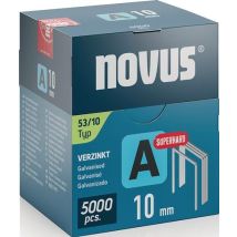 Novus - Tackerklammer Typ 53 10 Mm 5000 Stück Feindrahtklammern