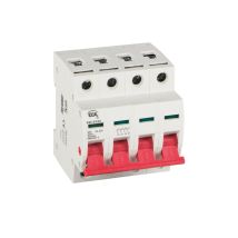 KANLUX Interruptor seccionador 63A 4P – 230/400V – IP20 – Montaje en carril DIN – Certificación CE